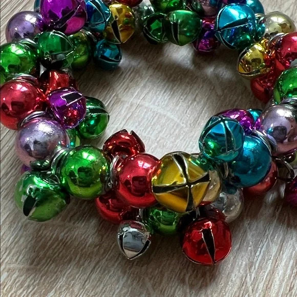 Source Unknown Colorful Jingle Bell Bracelets Set of 2 - Picture 4 of 12
